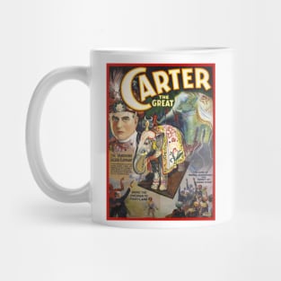 Vintage Magician Poster Carter the Great Mug